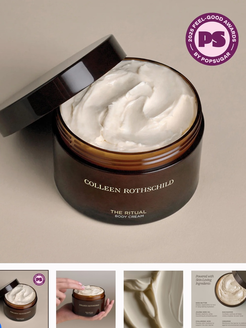 COLLEEN ROTHSCHILD The Ritual Body Cream 7.4 oz NEW in BOX Viral Hit! Must try!